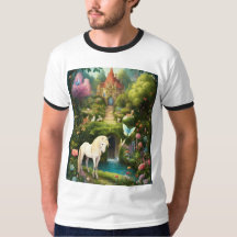 T-shirts de la forêt Unicorne enchantée