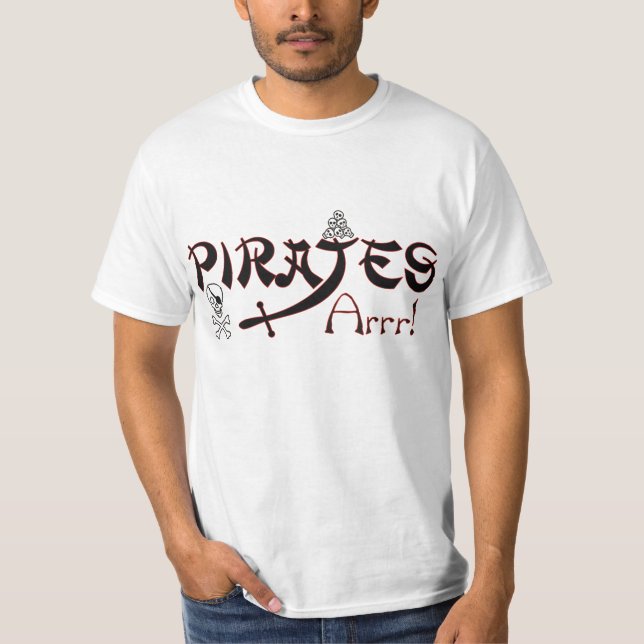 T-shirts de la journée Talk Like A Pirate (Devant)