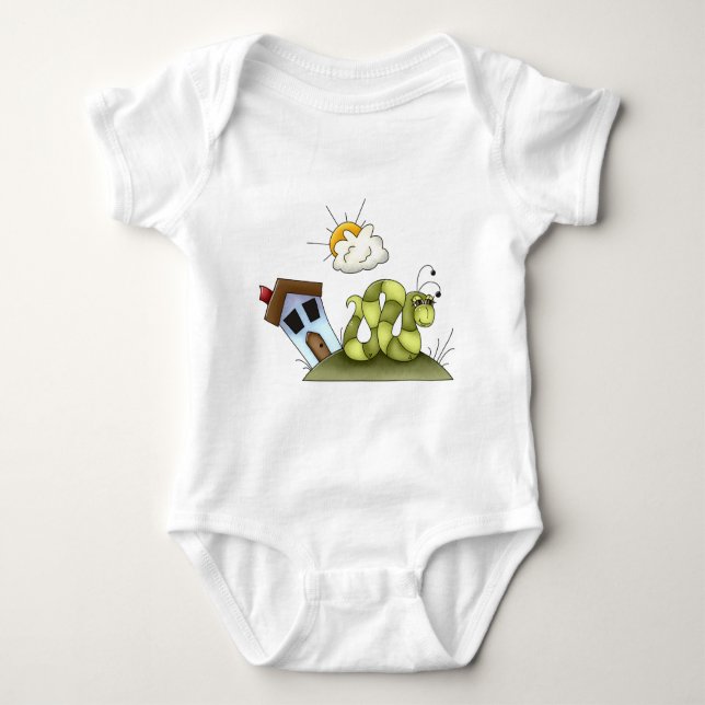 T-shirts de la maison des enfants Inchworm (Devant)