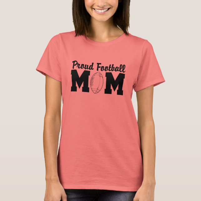 T-shirts de la maman du football (Devant)