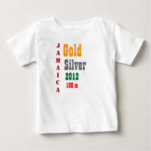 T-shirts de la médaille d'or jamaïcaine