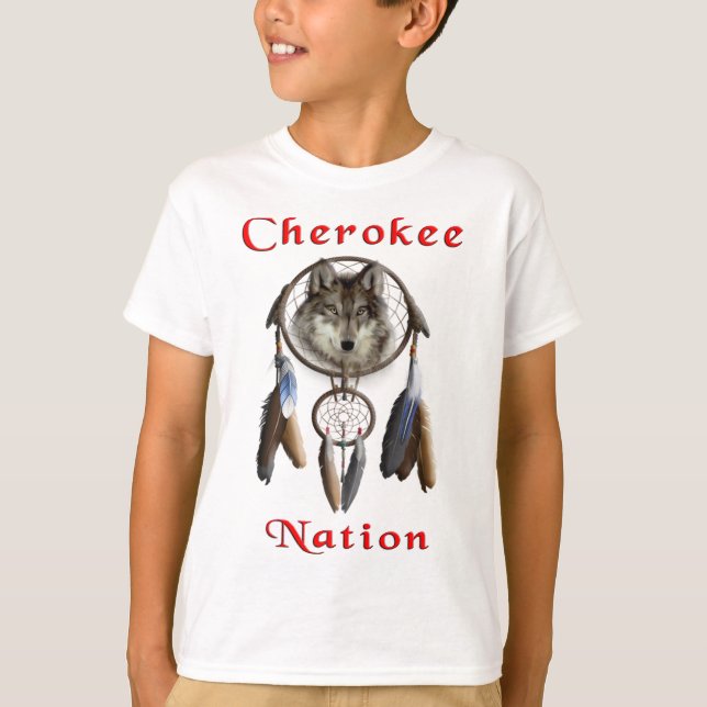 T-shirts de la nation cherokee (Devant)