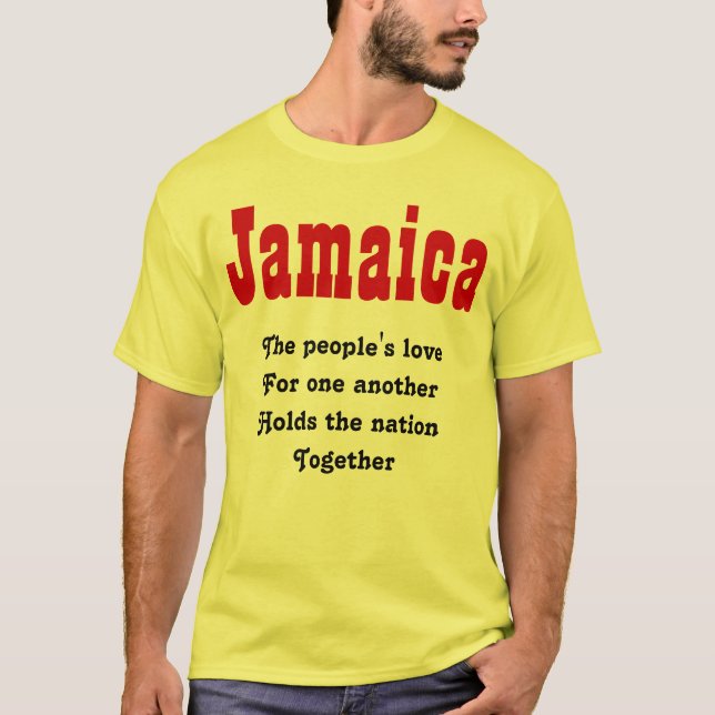 T-shirts de la Nation jamaïcaine (Devant)