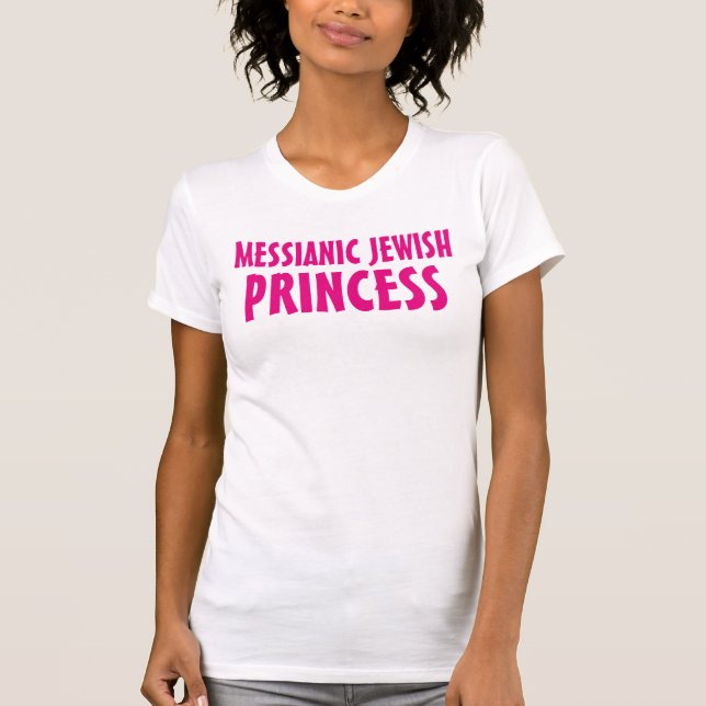 T-shirts de la princesse juive messianique (Devant)