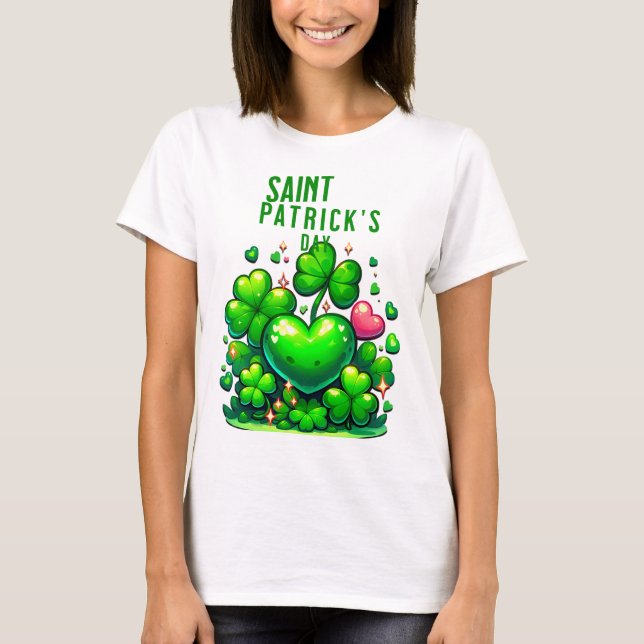 T-shirts de la Saint-Patrick : Célébrez en vert av (Devant)