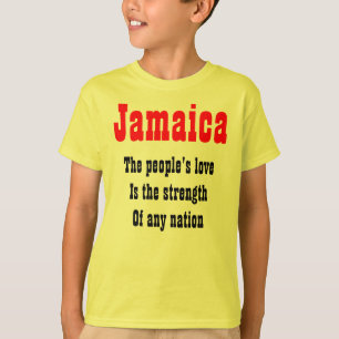 T-shirts de l'amour du peuple jamaïque