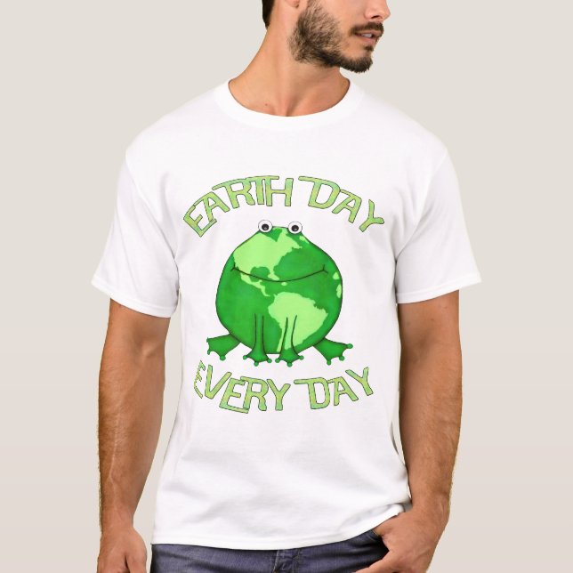 T-shirts de l'environnement de jour de la terre (Devant)