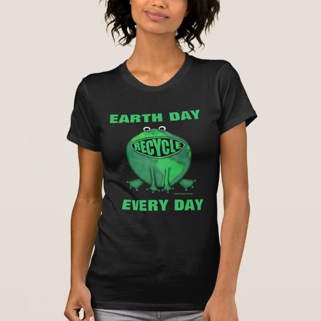 T-shirts de l'environnement de jour de la terre (Devant)