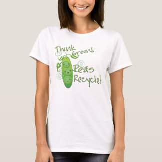 T-shirts de l'environnement de jour de la terre