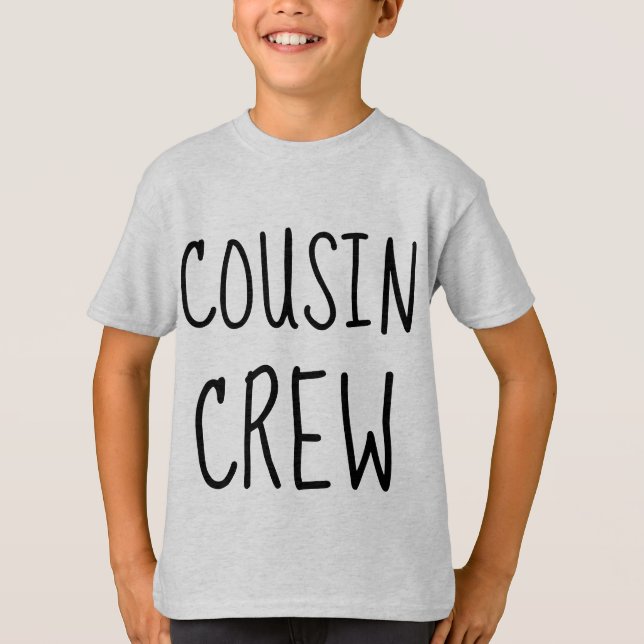 T-SHIRTS DE L'ÉQUIPAGE DE COUSIN (Devant)