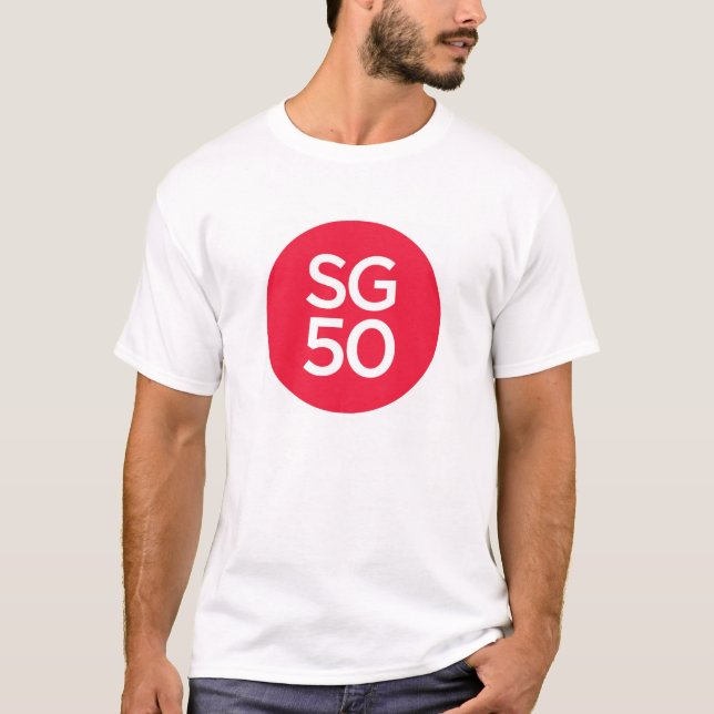 T-shirts de l'homme SG50 (Devant)