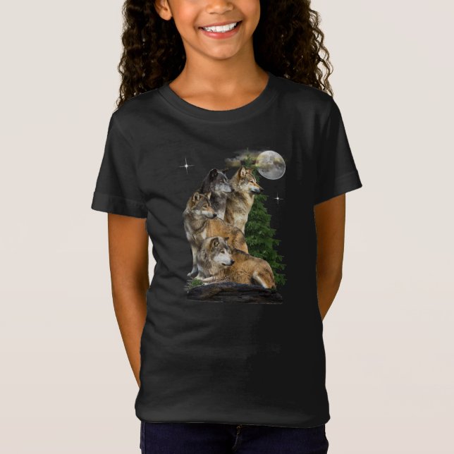 T-shirts de loup (Devant)