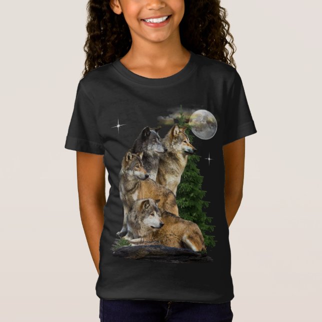 t-shirts de loup (Devant)