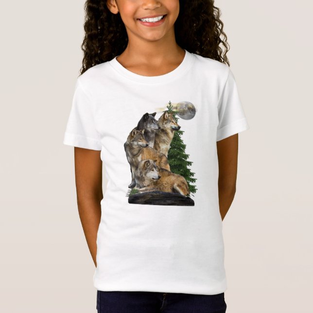 T-shirts de loup (Devant)