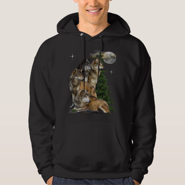 t-shirts de loups (Devant)