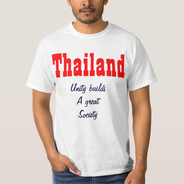 T-shirts de l'unité thaïlandaise (Devant)