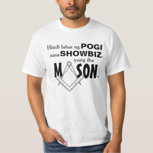 T-shirts de maçon
