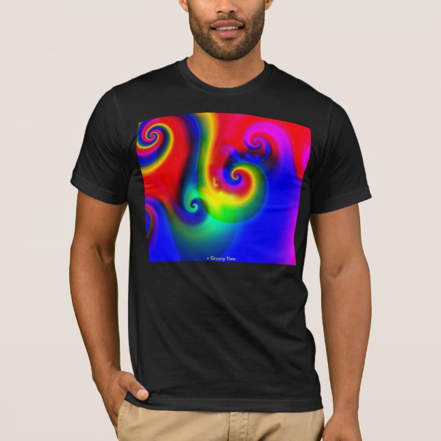 T-shirts de mode psychédélique super Timz - Unisex (Devant)