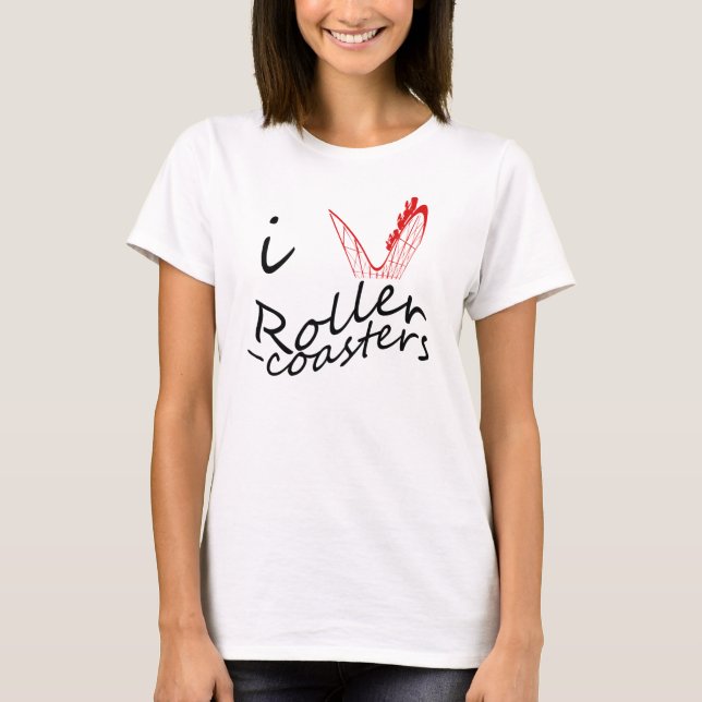 T-shirts de montagnes russes (Devant)