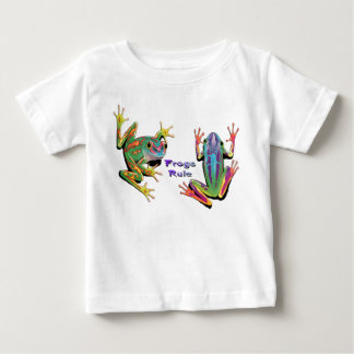 T-shirts de nourrisson de règle de grenouilles