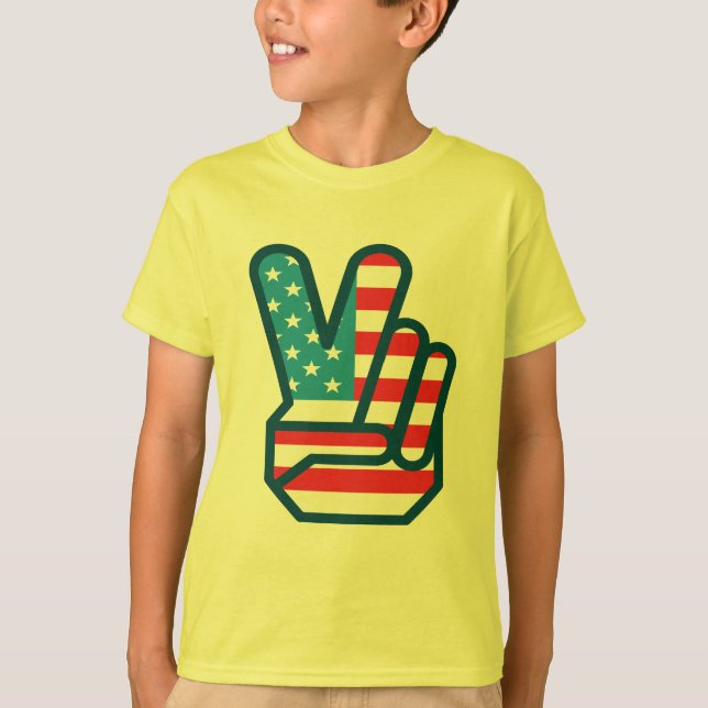 T-shirts de paix d'enfants et cadeaux d'enfants (Devant)