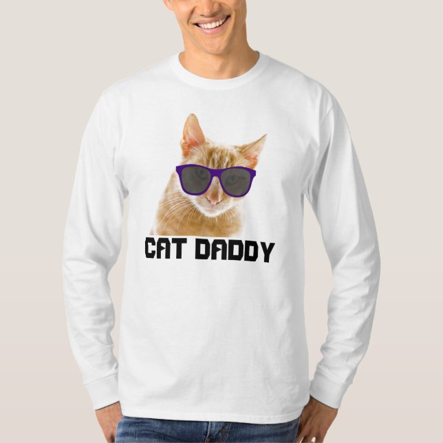 T-shirts de PAPA de CAT (PAPA), drôle (Devant)