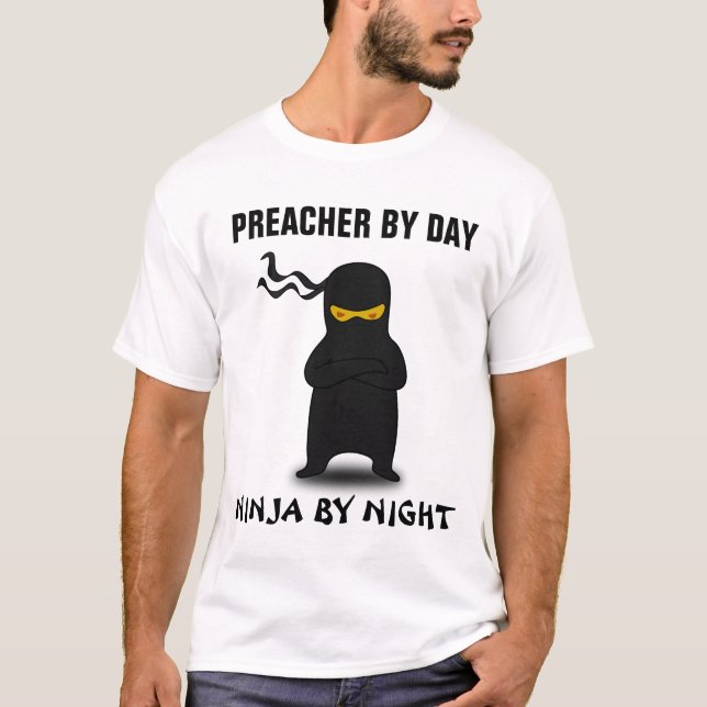 T-shirts de pasteur de prédicateur (Devant)