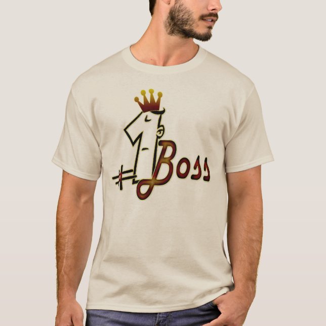T-shirts de patron du numéro 1 pour les hommes (Devant)