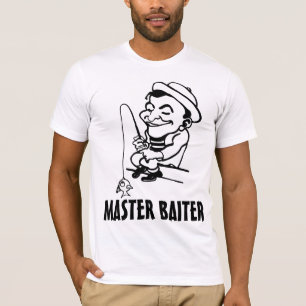 T-shirts de pêche amusants, MASTER BAITER