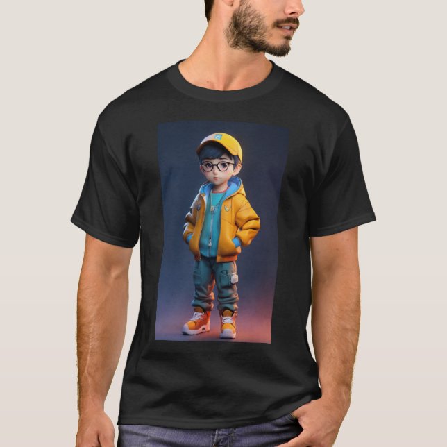 T-Shirts de personnage de dessin et de jeu - Expre (Devant)