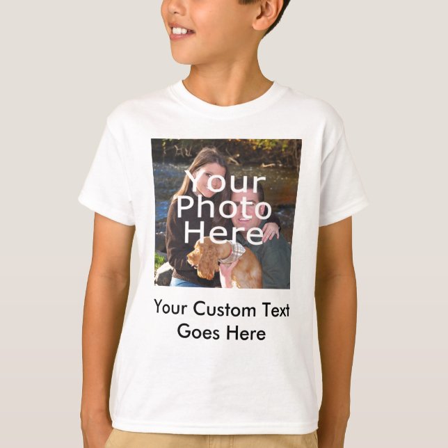 T-shirts de photo d'enfants (Devant)