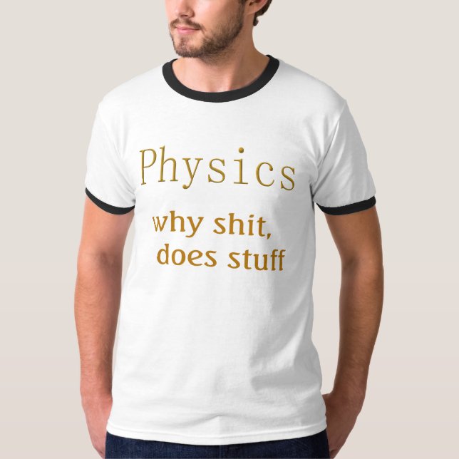 t-shirts de physique (Devant)