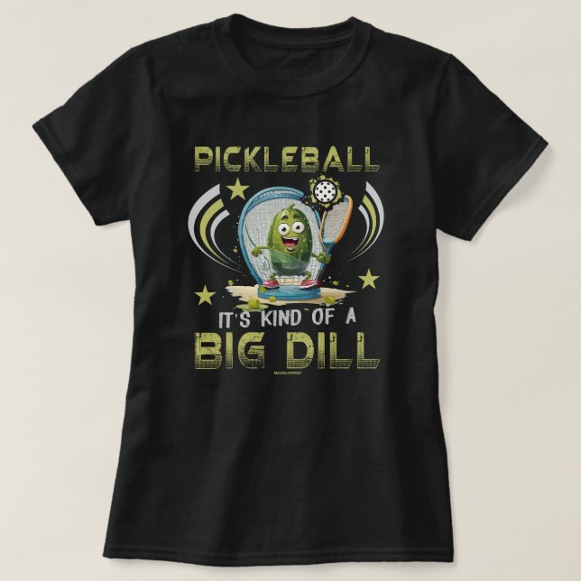 T-shirts de Pickleball pour femmes, une sacrée aff (Design devant)