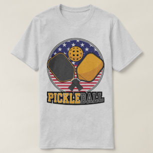 T-shirts de Pickleball pour hommes Pickleball patr