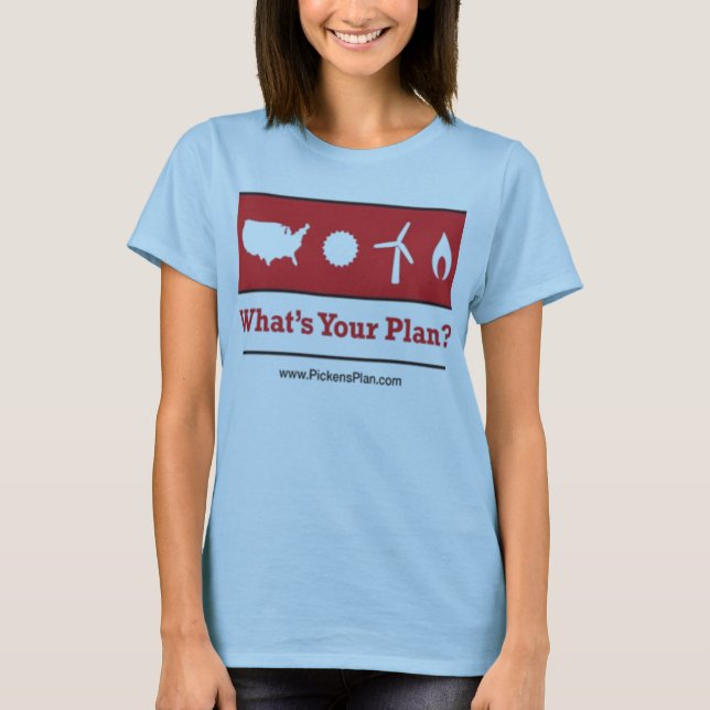 T-shirts de plan de Pickens (Devant)