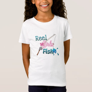 T-shirts de poissons de filles de bobine