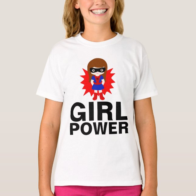 T-SHIRTS DE POUVOIR DE FILLE (Devant)