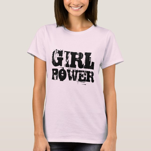 T-SHIRTS DE POUVOIR DE FILLE (Devant)