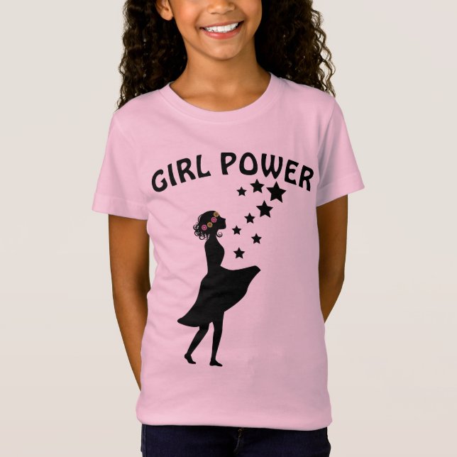 T-SHIRTS DE POUVOIR DE FILLE (Devant)