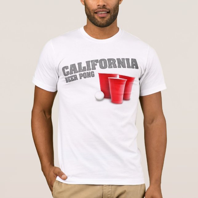T-shirts de puanteur de bière de la Californie (Devant)