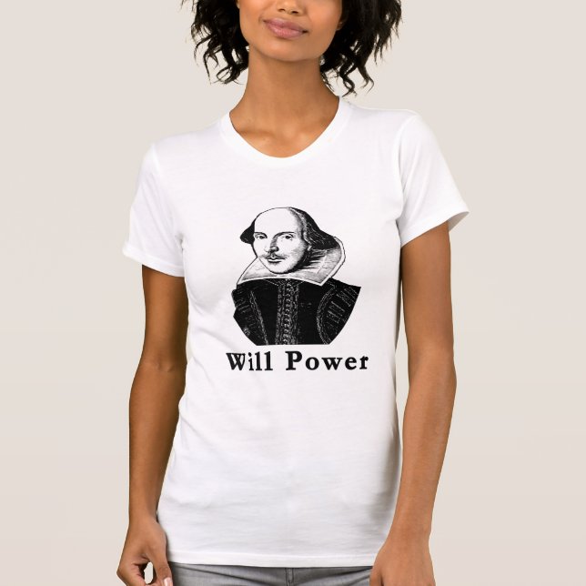 T-shirts de PUISSANCE de VOLONTÉ de William (Devant)