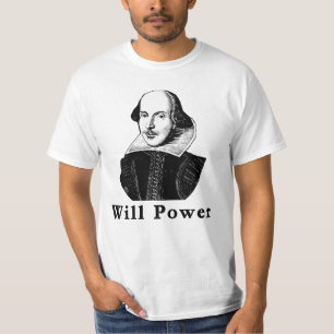 T-shirts de PUISSANCE de VOLONTÉ de William