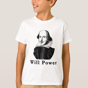 T-shirts de PUISSANCE de VOLONTÉ de William