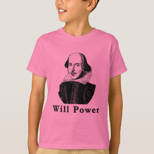 T-shirts de PUISSANCE de VOLONTÉ de William
