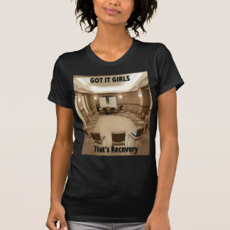 T-shirts de récupération, c'est ça la fille.