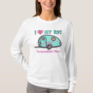 T-SHIRTS de remorque de voyage de la baisse rv de