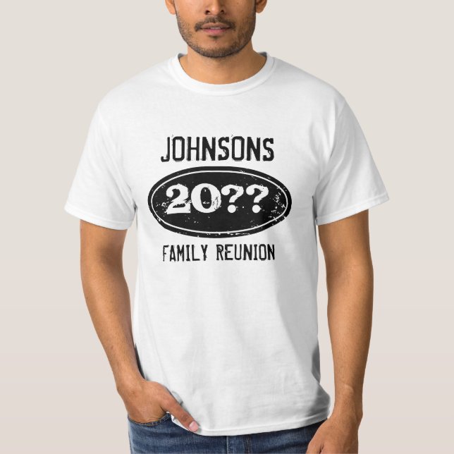 T-shirts de réunion familiale personnalisés avec d (Devant)