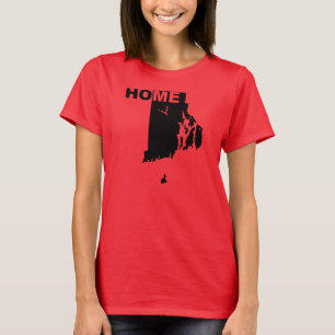 T-shirts de Rhode Island, loin de chez soi