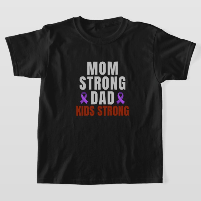 T-shirts de sensibilisation à la force de la famil (Poser)