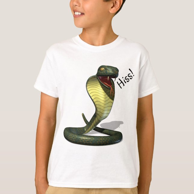 T-shirts de serpent de cobra (Devant)